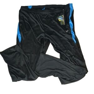 PHYSICAL black and blue track pants size 2XL